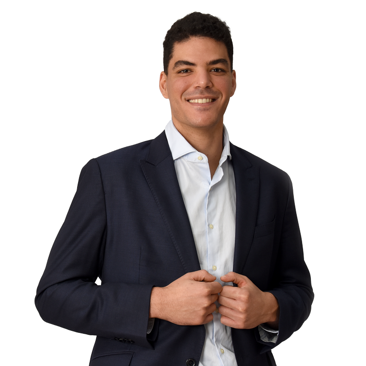 Chema Barba developer smiling wearing a suit